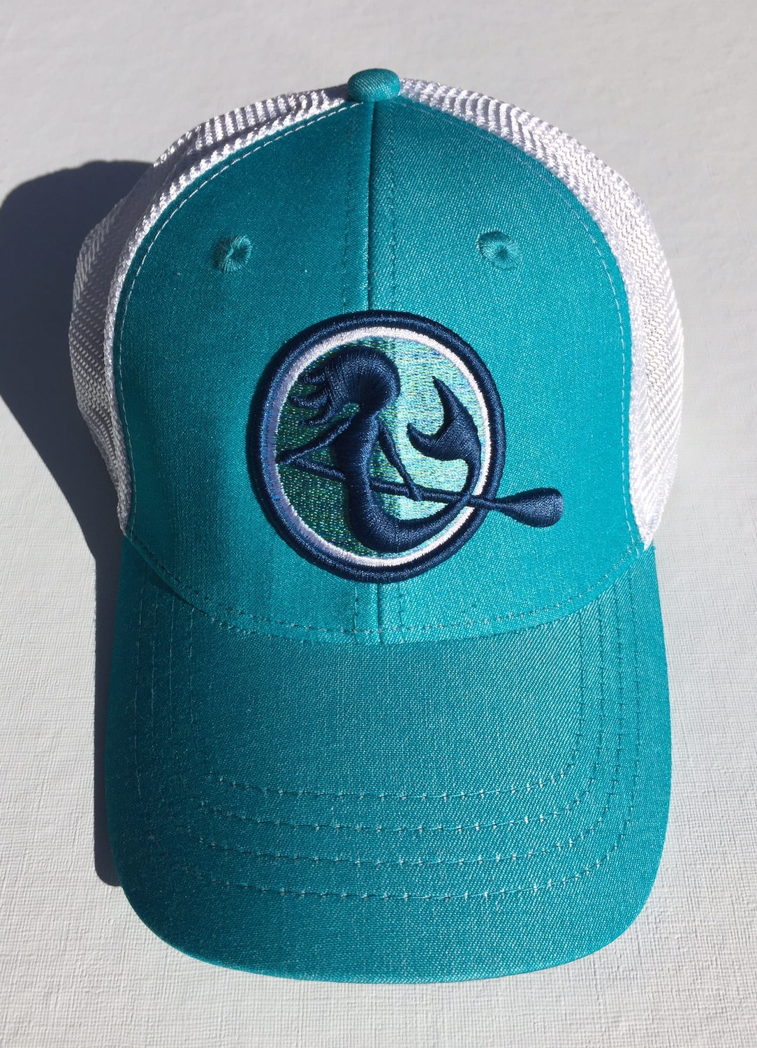 SUP Mermaid™ Teal &amp; White Soft Mesh Adjustable