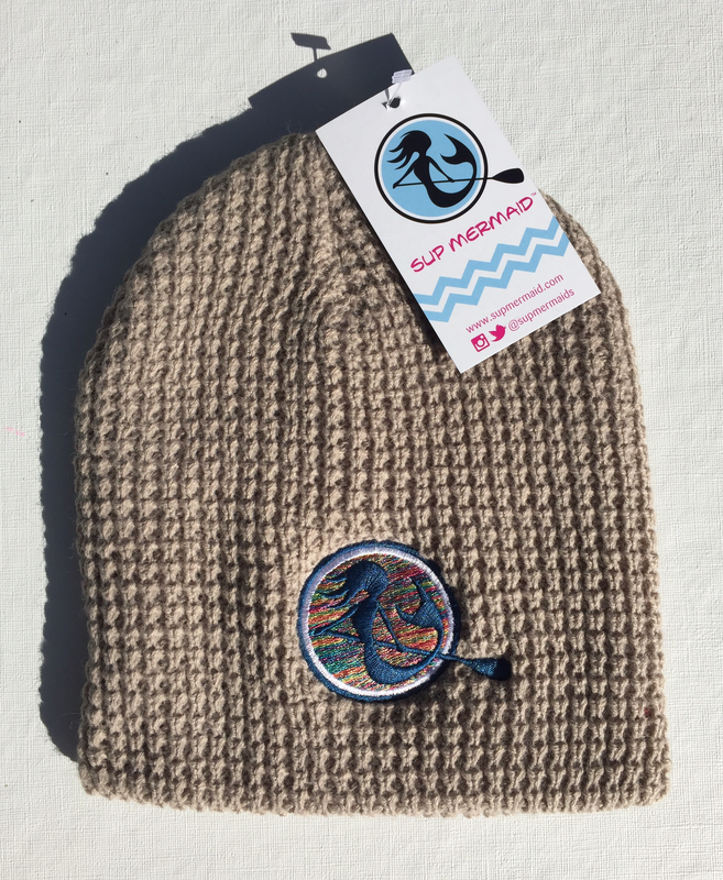 SUP Mermaid™ Tan waffle Beanie