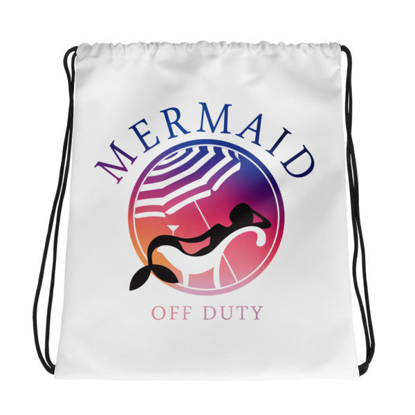 MERMAID MINDED™ - Mermaid Off Duty Drawstring bag