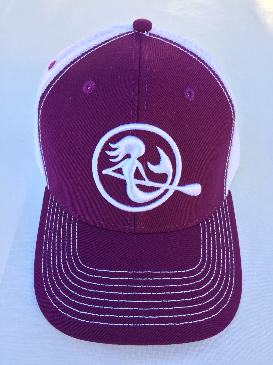 SUP Mermaid™️ Violet &amp; White Snapback