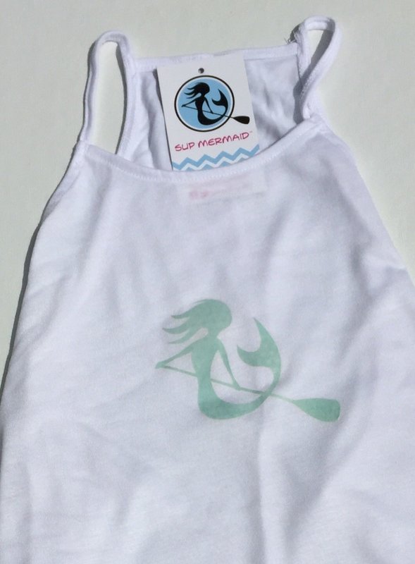 SUP Mermaid™ - Flowy White Tanktop