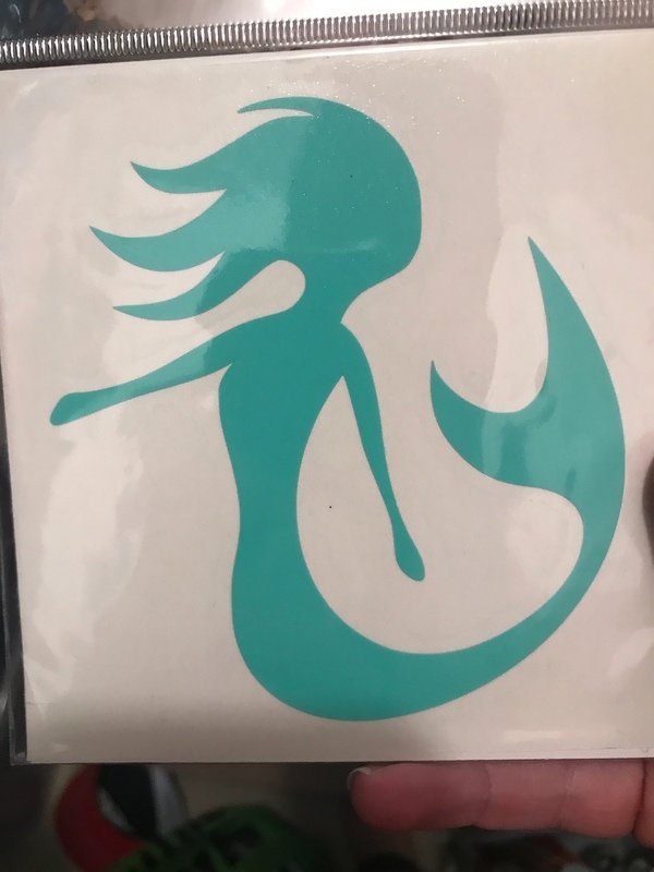 Mermaid Minded™ Mint Decal