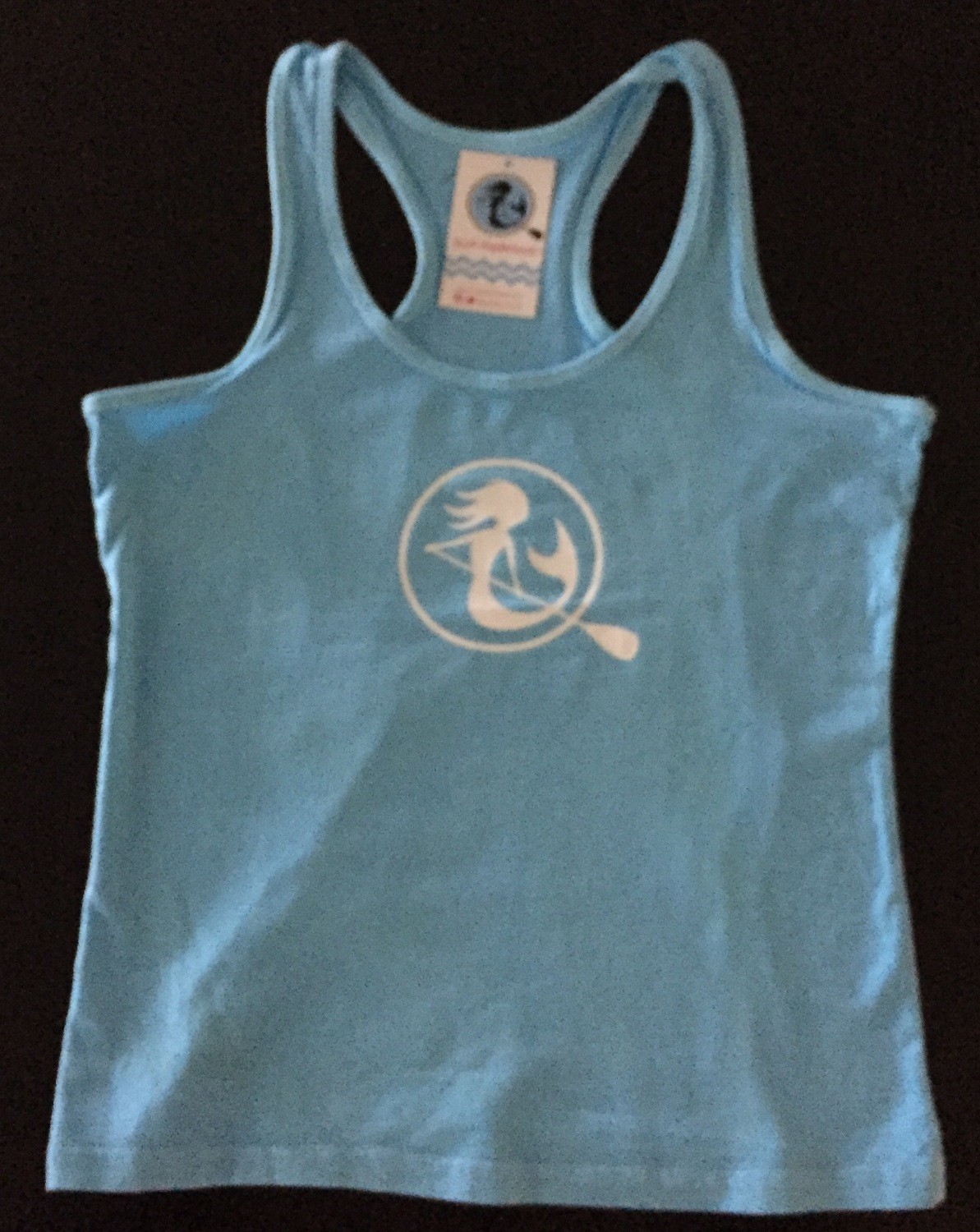 SUP Mermaid™ Neon Turquoise Racer Back Tank Top