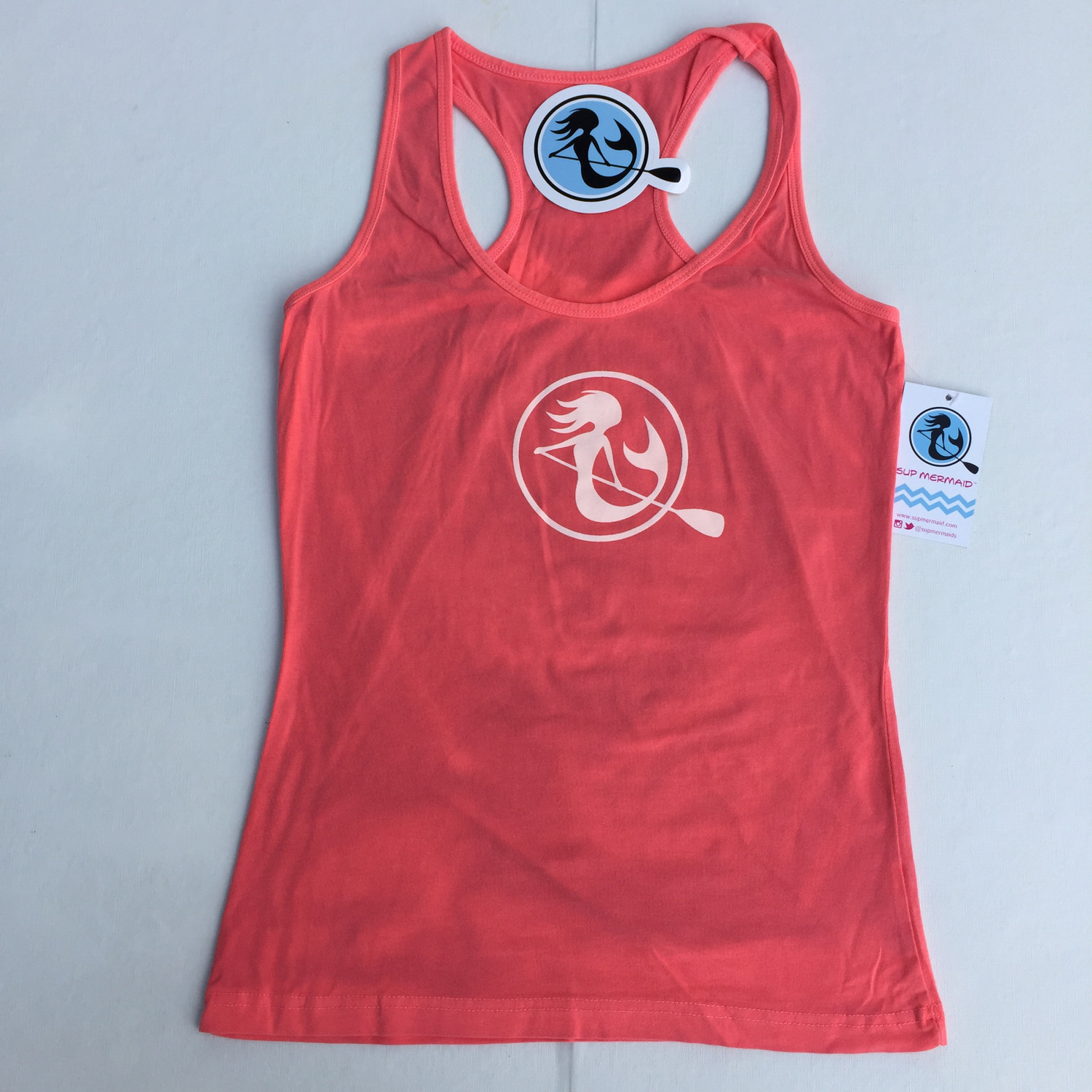 SUP Mermaid™ Coral Racer Back Tank Top
