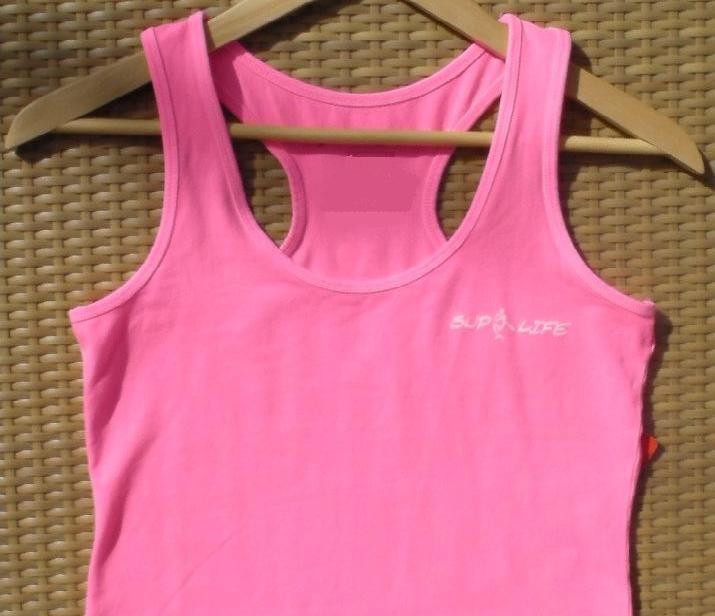 SUP LIFE® Pink Racer Back Tank Top