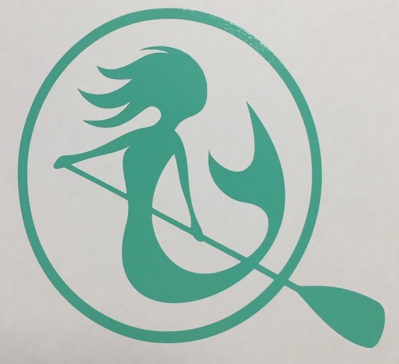 SUP Mermaid™ Mint Vinyl Decal
