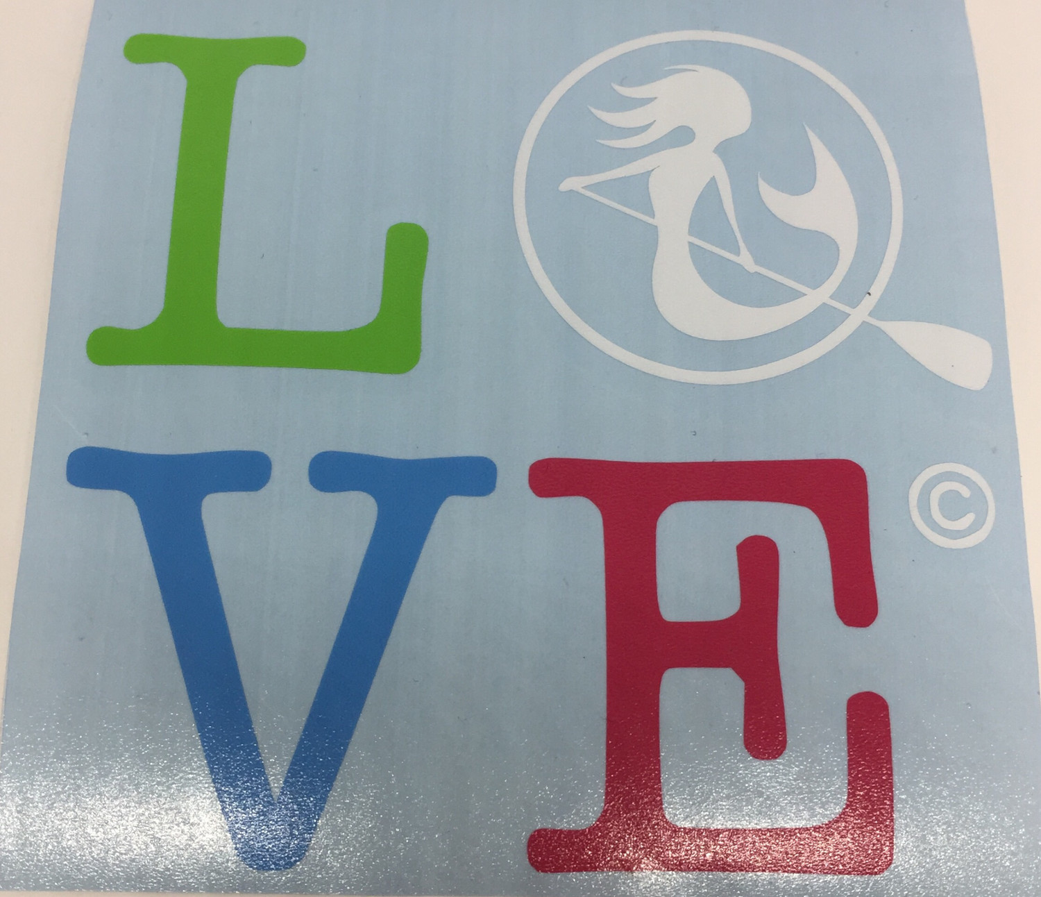 SUP Mermaid™ Love Decal (Free Shipping)