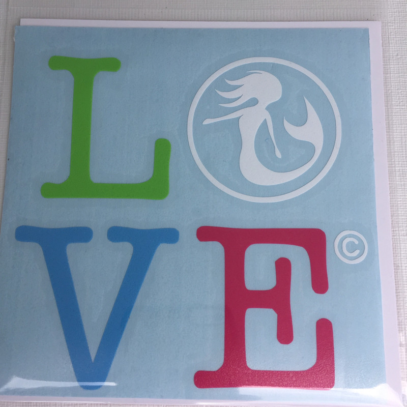 Mermaid Minded™ Love Decal