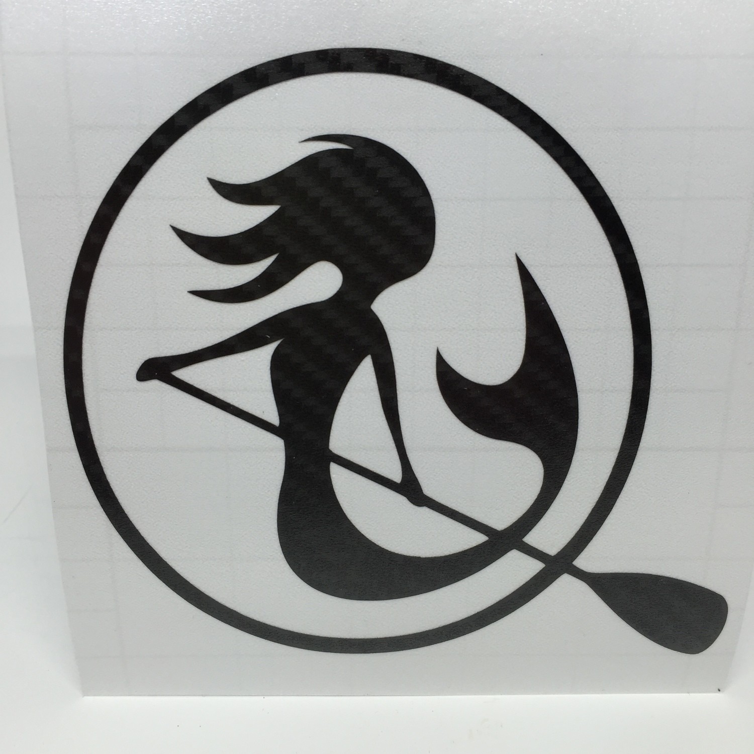 SUP Mermaid™ Carbon Fiber Vinyl Decal