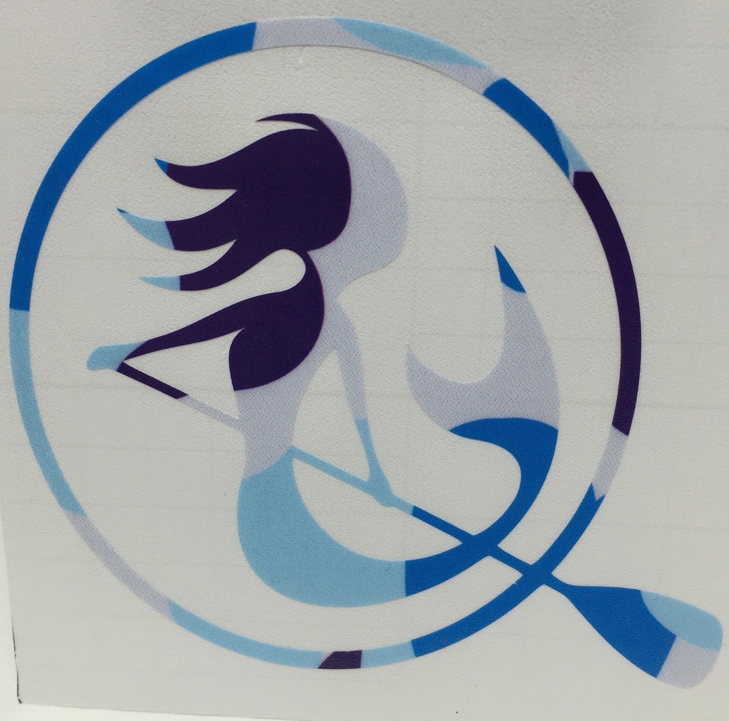 SUP Mermaid™ Mystic Blue Water Vinyl Decal