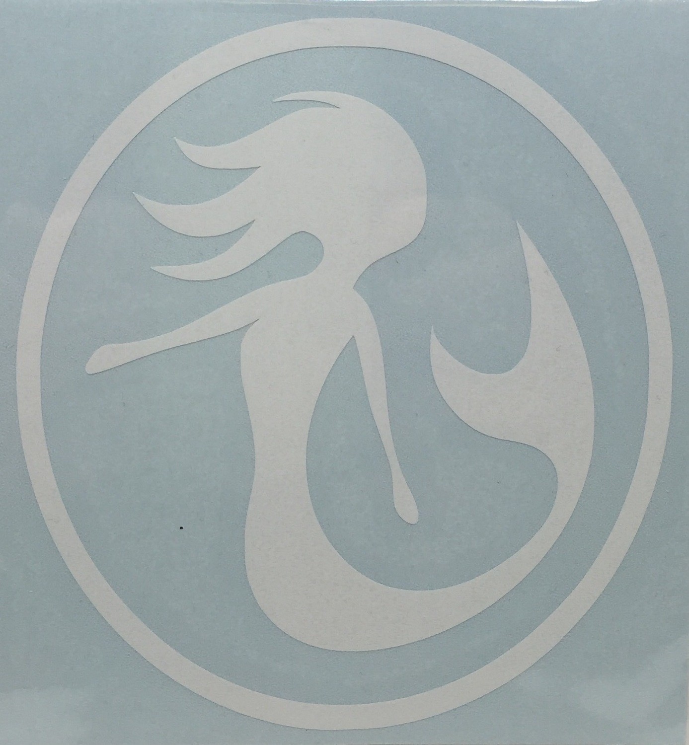 Mermaid Minded™ -  White Circle Decal