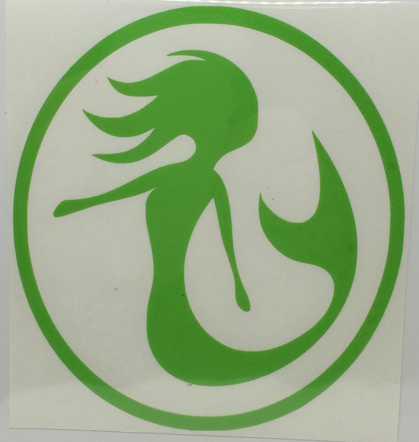 Mermaid Minded™ Lime Circle Decal