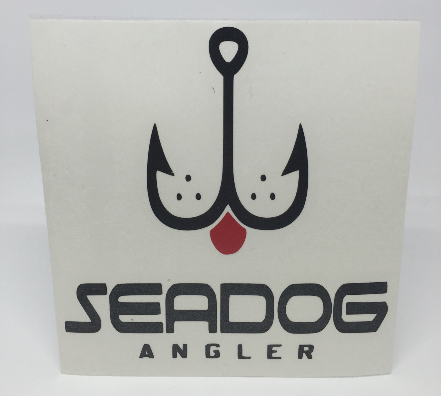 SEADOG ANGLER™ - Black &amp; Red Vinyl Decal