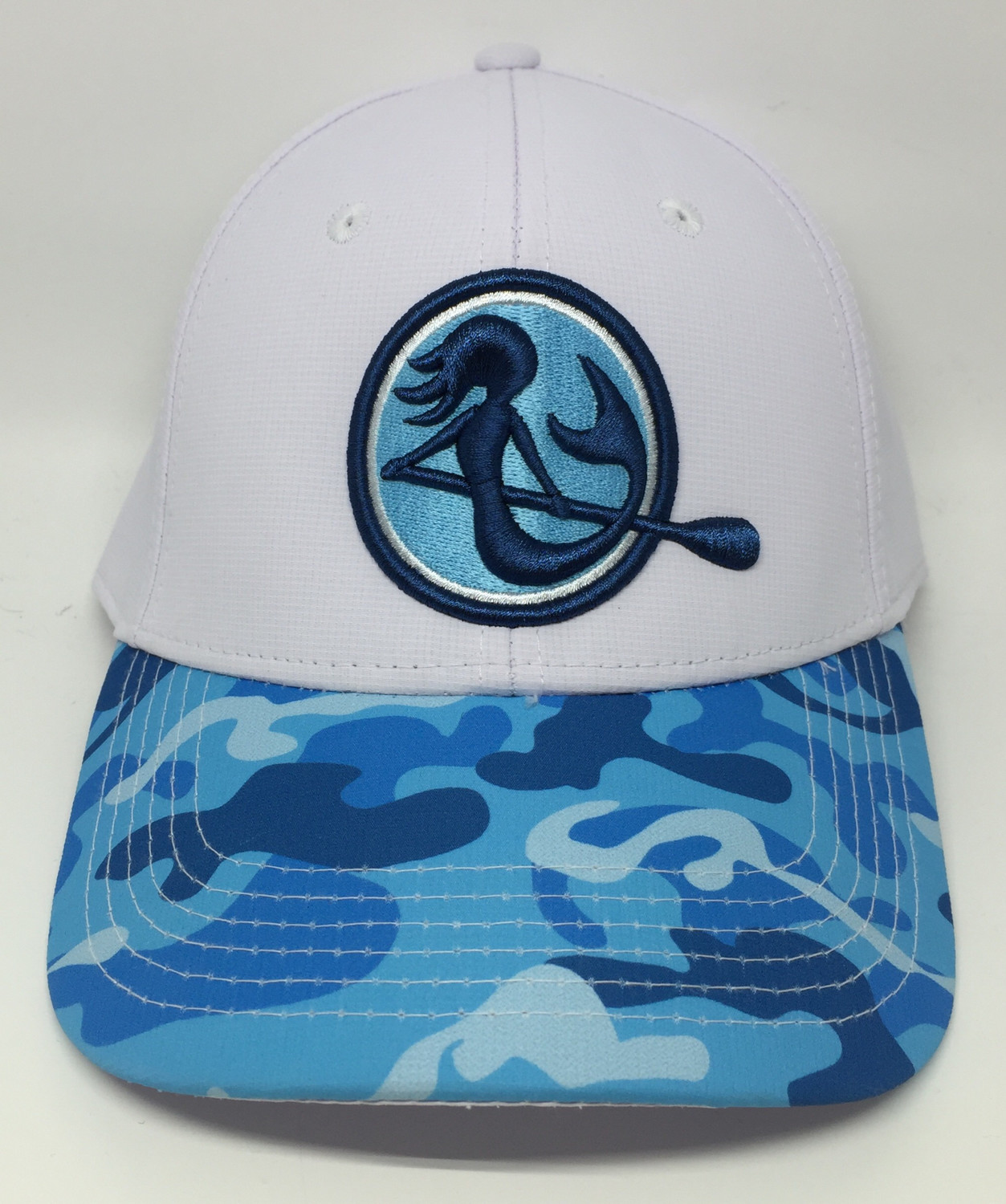 SUP Mermaid™ White &amp; Camo Blue Adjustable