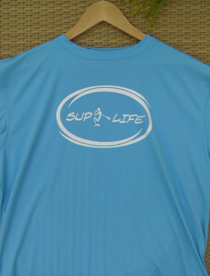 SUP LIFE® Short Sleeve Performance Shirt(Carolina Blue)