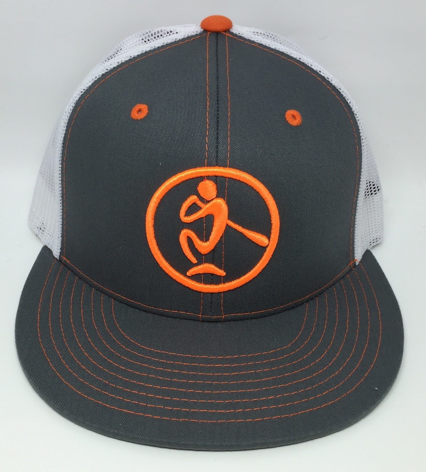 SUP LIFE® - Grey/White Neon Orange Snapback