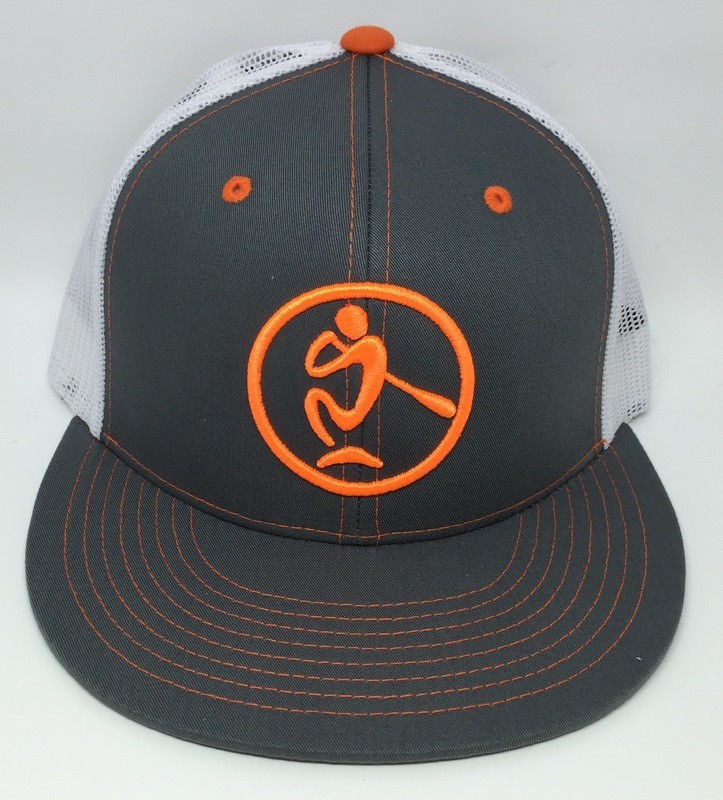 SUP LIFE® - Grey/White Neon Orange Snapback