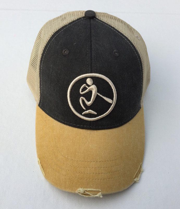 SUP LIFE - Navy Tan &amp; Yellow Snapback