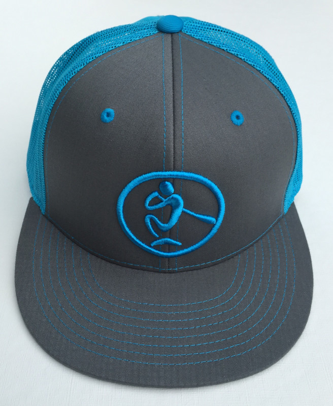SUP LIFE® Neon Blue &amp; Graphite Snapback