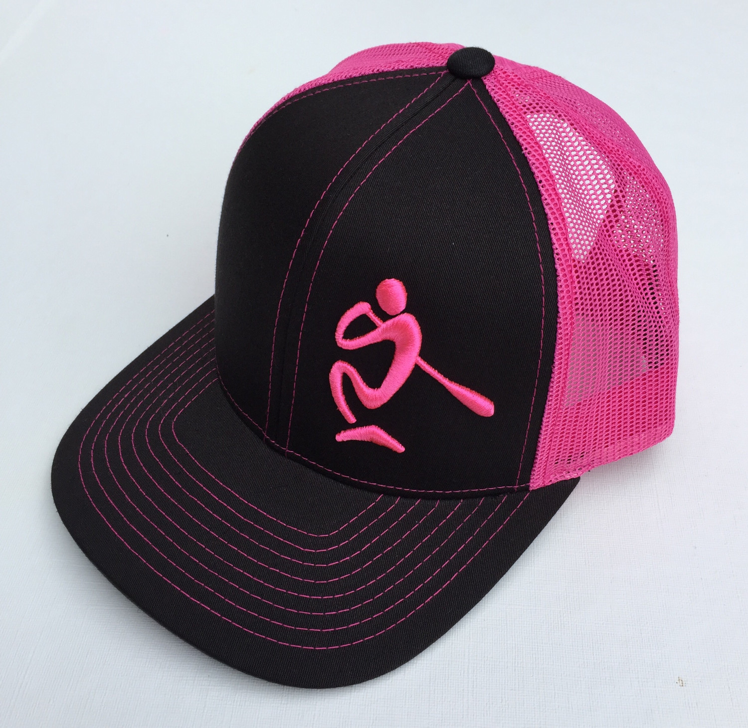 SUP LIFE® Neon Pink &amp; Black Snapback