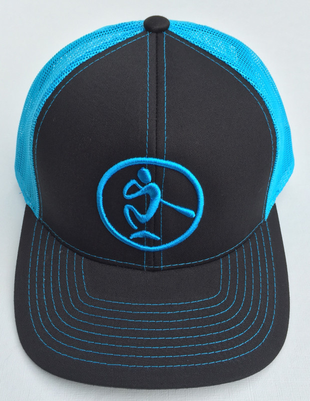 SUP LIFE® Neon Blue &amp; Black Snapback