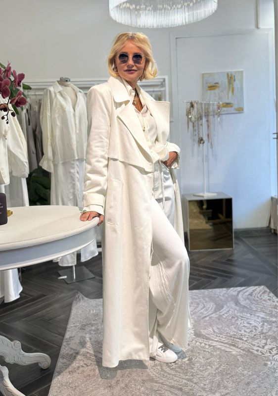 Trench bianco