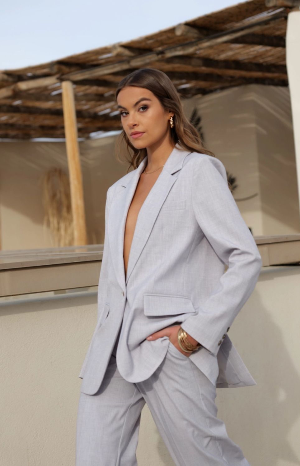 Tailleur grigio Chiaro