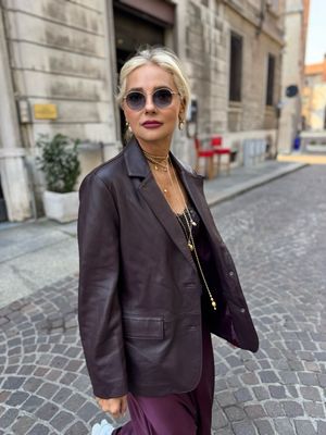 Blazer in pelle Blazer in pelle