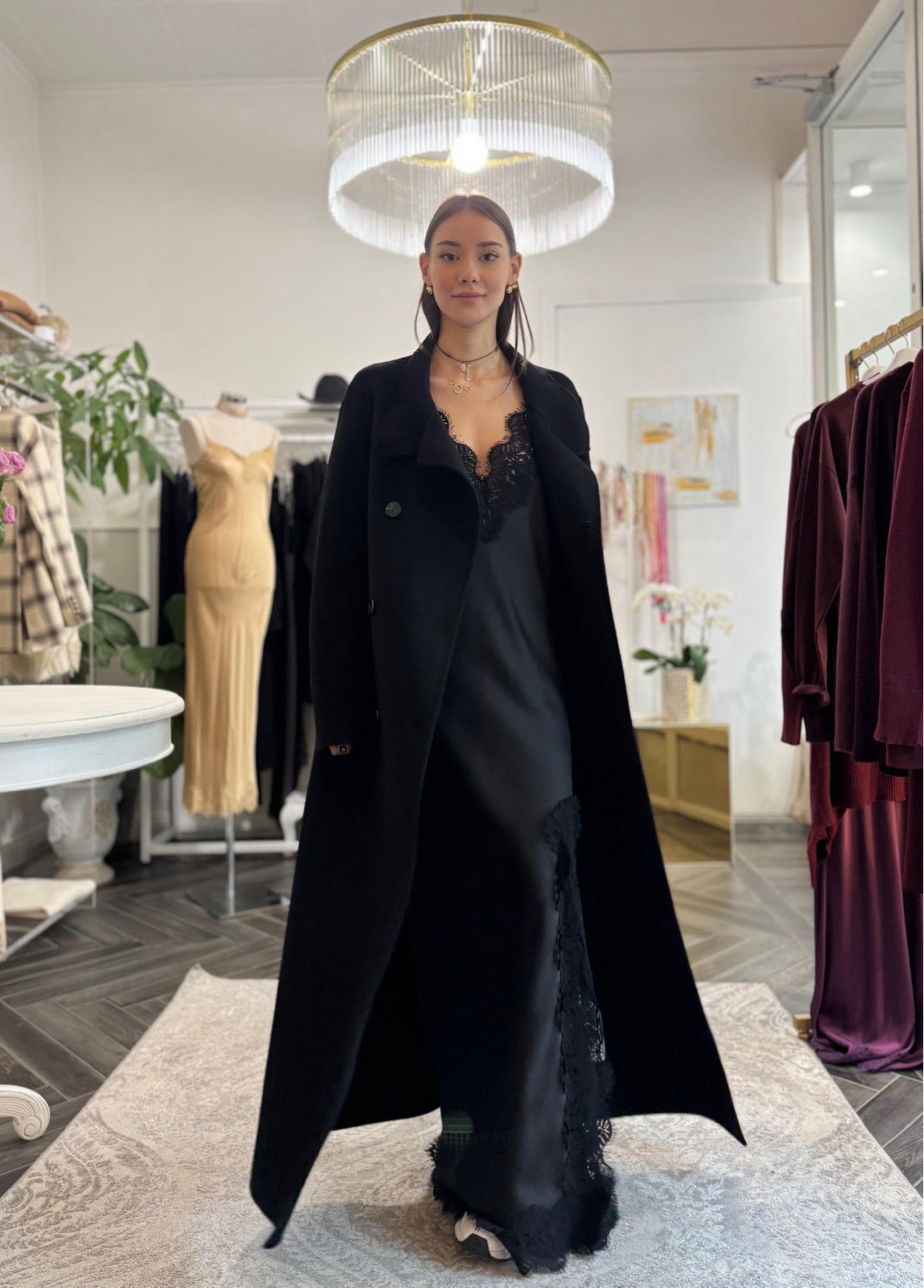 Cappotto nero Silvia