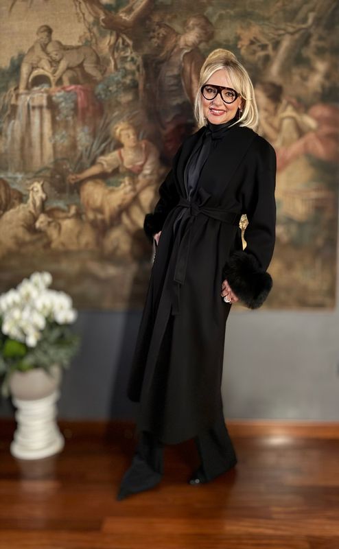 Cappotto nero Silvia