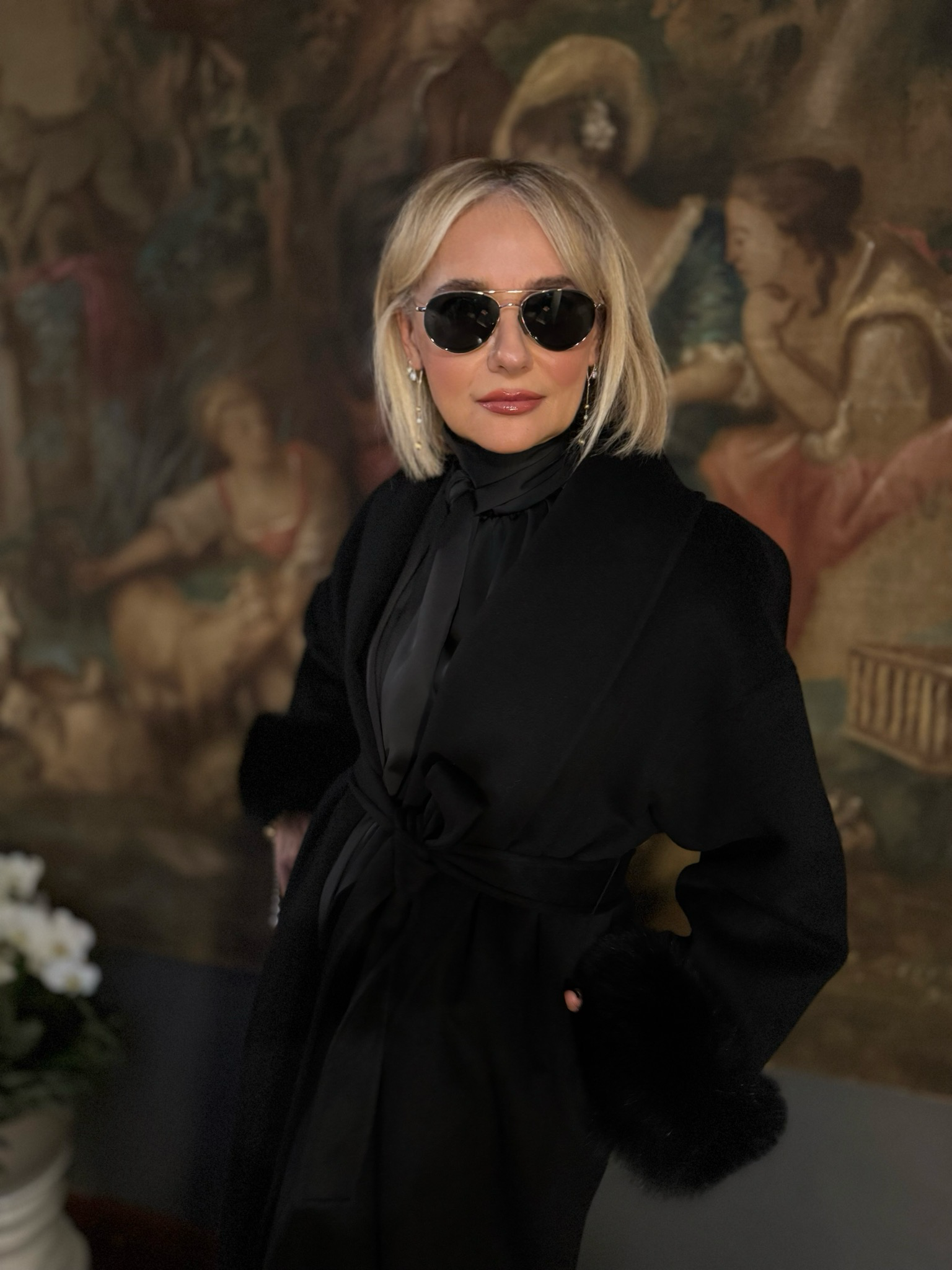 Cappotto nero Silvia