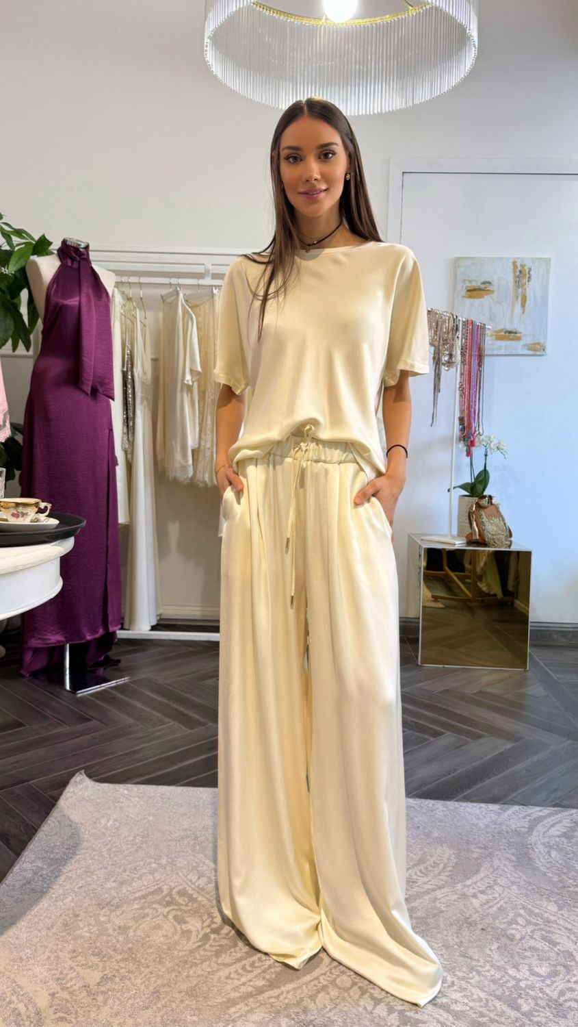 Completo champagne chiaro