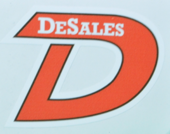 &quot;D&quot; Decal Orange