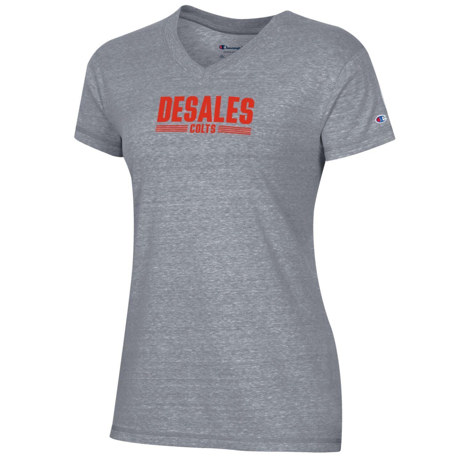 Women&#39;s Triblend V Neck Tee-924