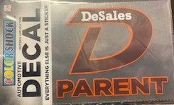 &quot;D&quot; Parent Decal-998