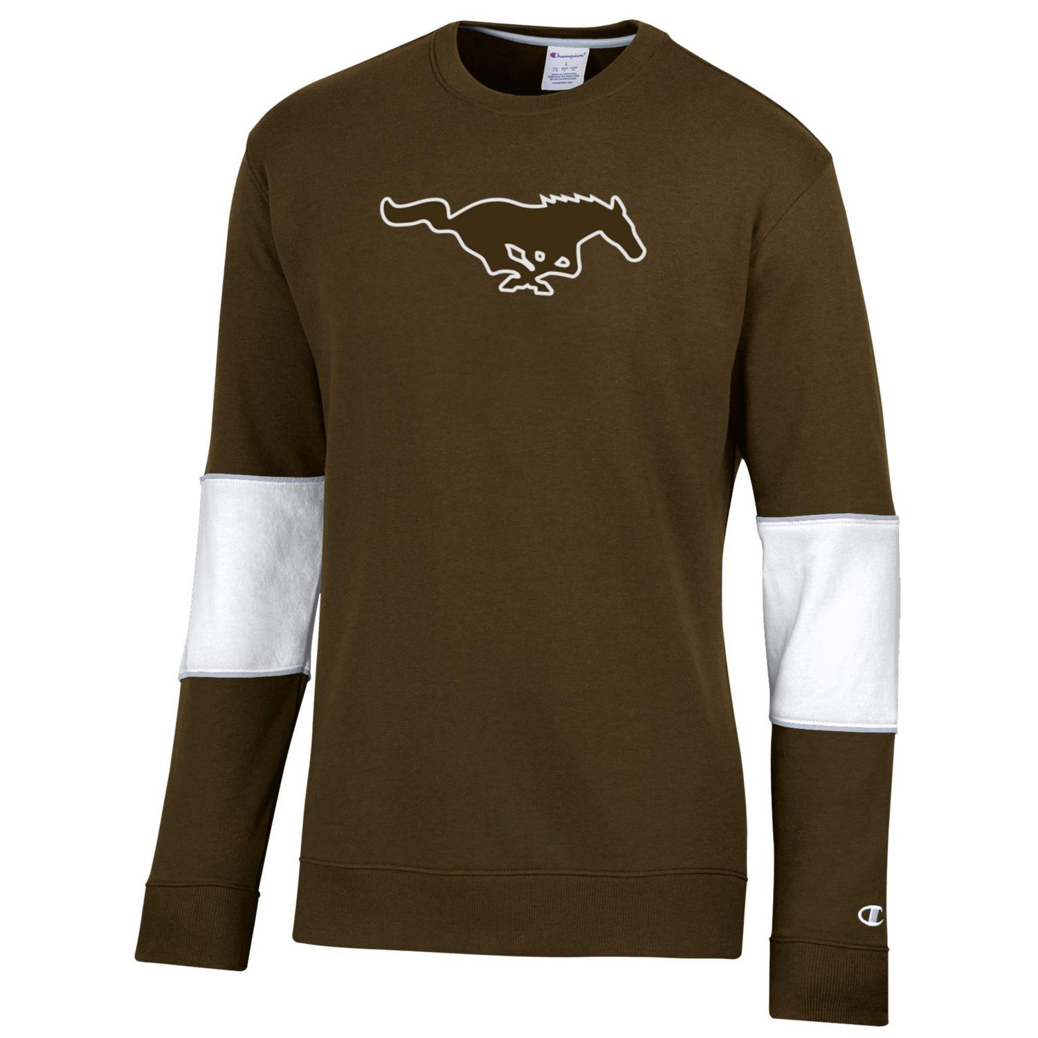 Colt Brown Wht Crew- 1010