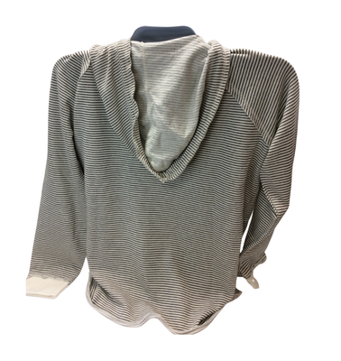 Ladies Striped Hoodie-1038