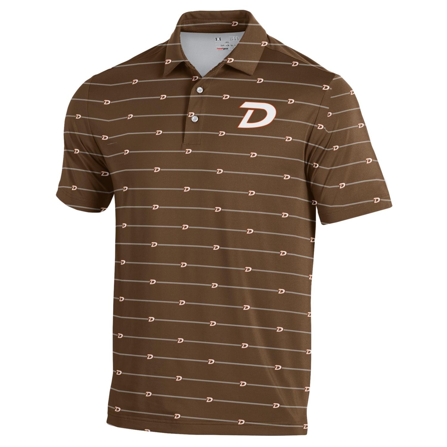 UA Fuse D Brown Polo