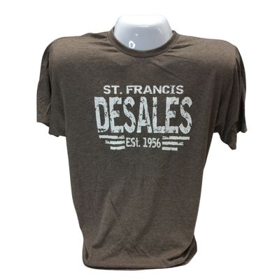 DeSales Brown Heather Tee-1030