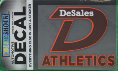 "D" Athletics Decal-669