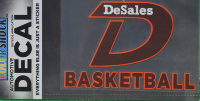 "D" Basketball Decals -615