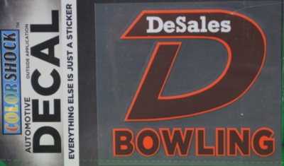 "D" Bowling Decal -621