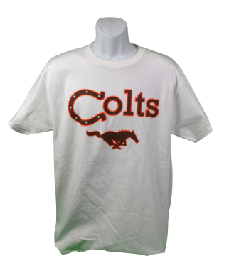 White Colts S/S Tee