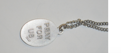 St Francis DeSales Prayer Medal-724 W/chain