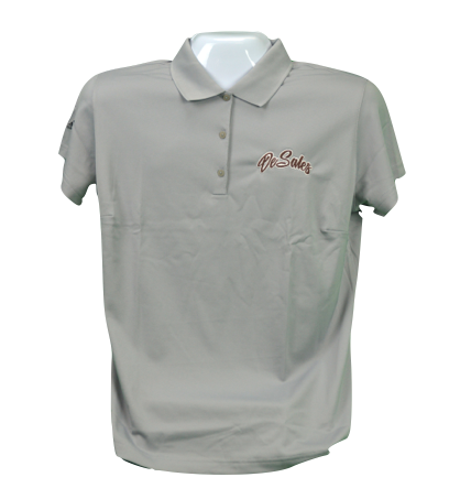 Ladies Adidas Grey Polo-776 Ladies Adidas Grey Polo-776