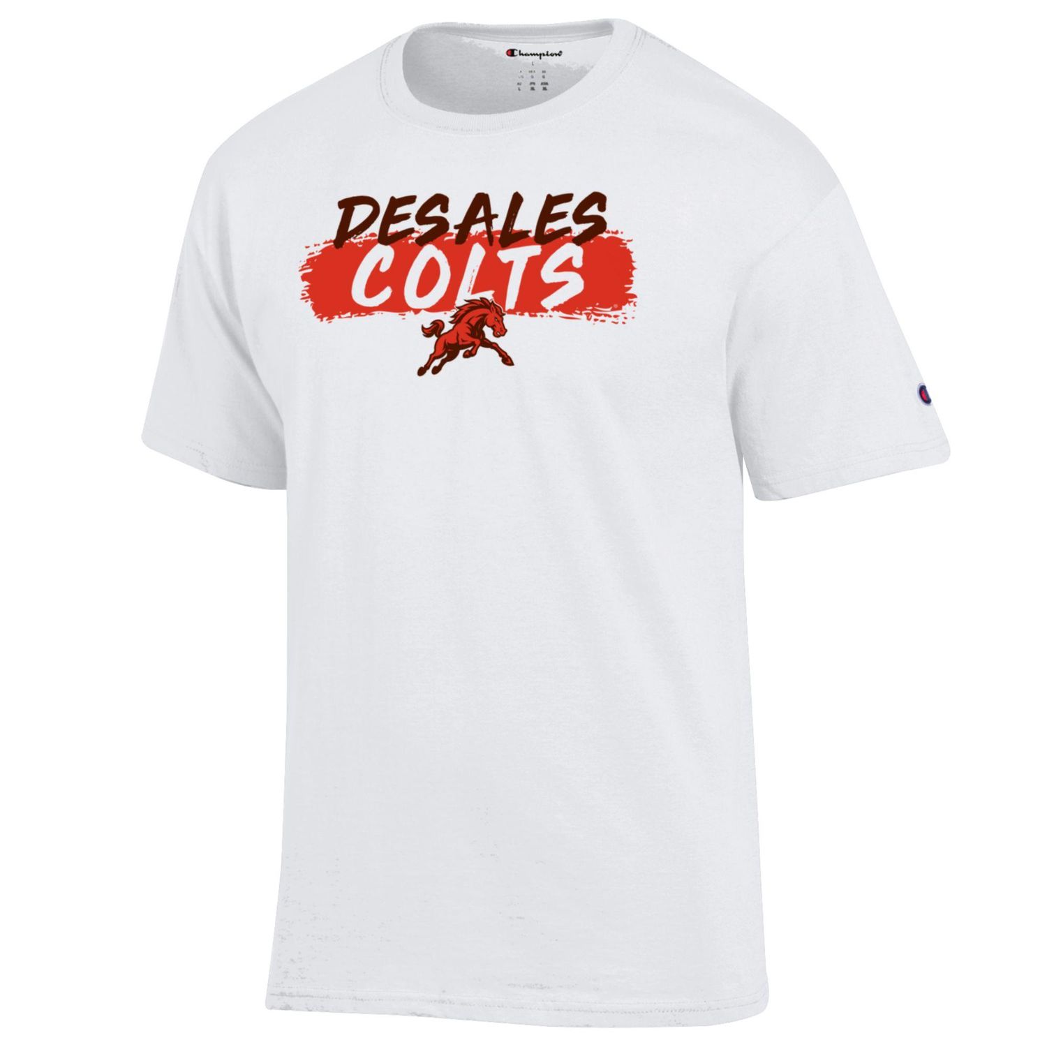 DeSales Champ White Tee