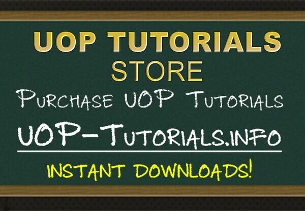 UOP Tutorials Store