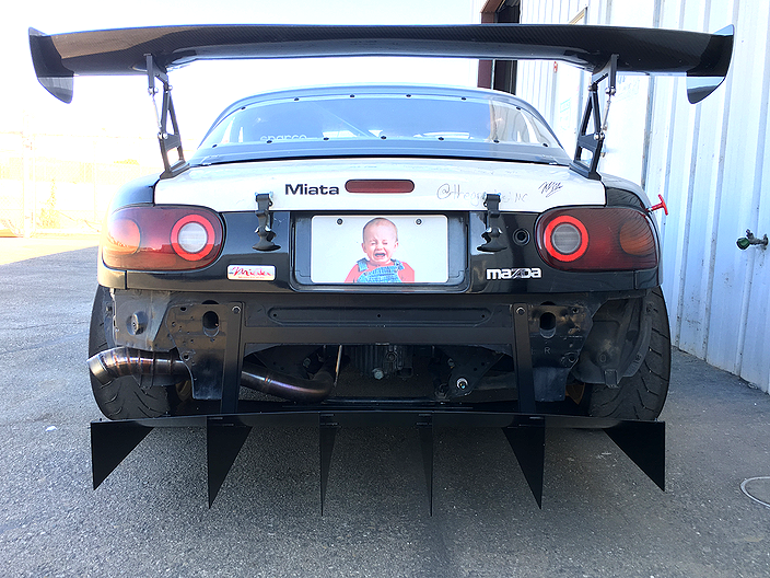 NA Mazda Miata &quot;The Monstrosity&quot; Rear Diffuser