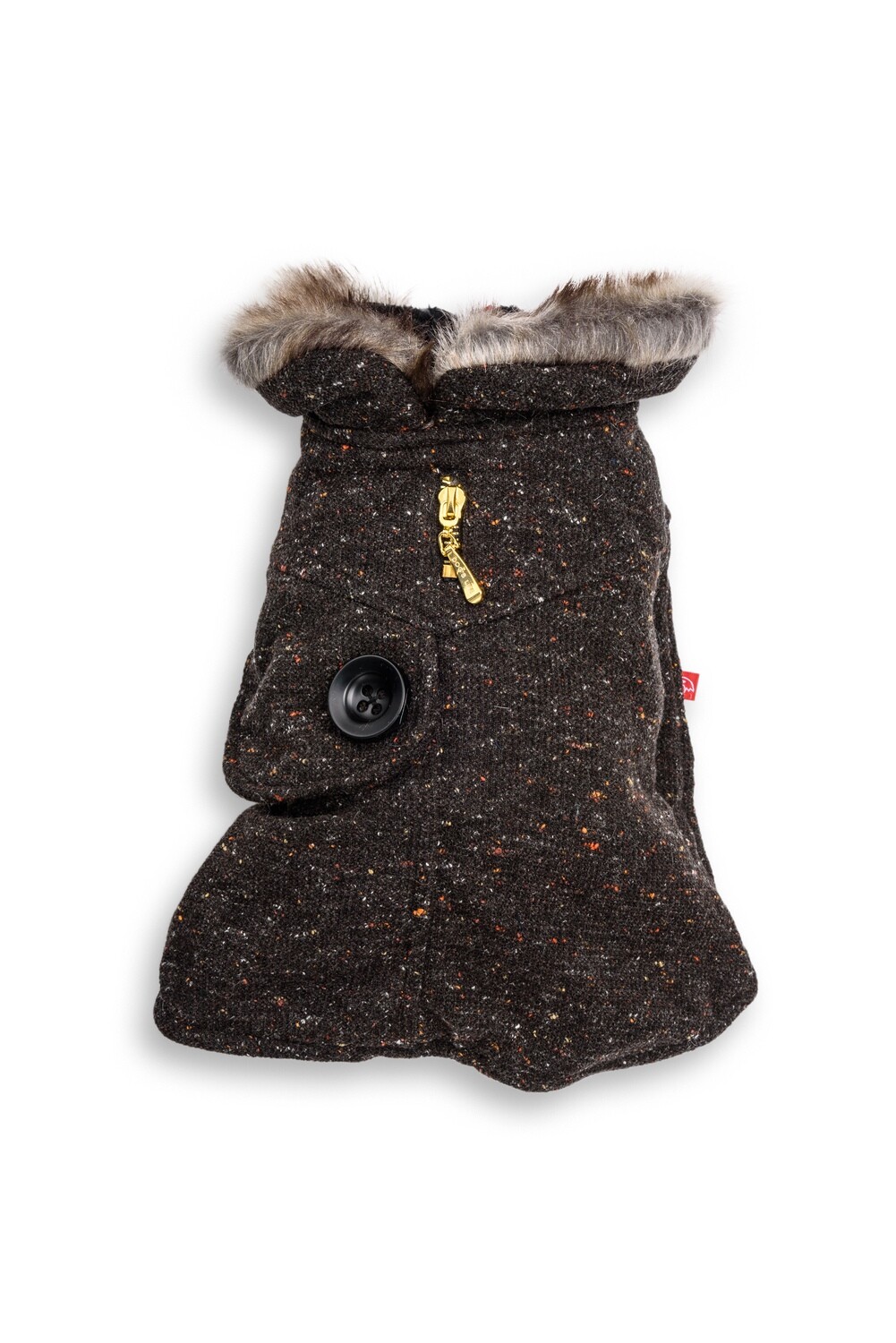Dog&#39;s Life Winter Shawl Coat Black