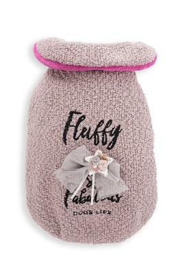 Fluffy And Fabulous Winter Cape Pink